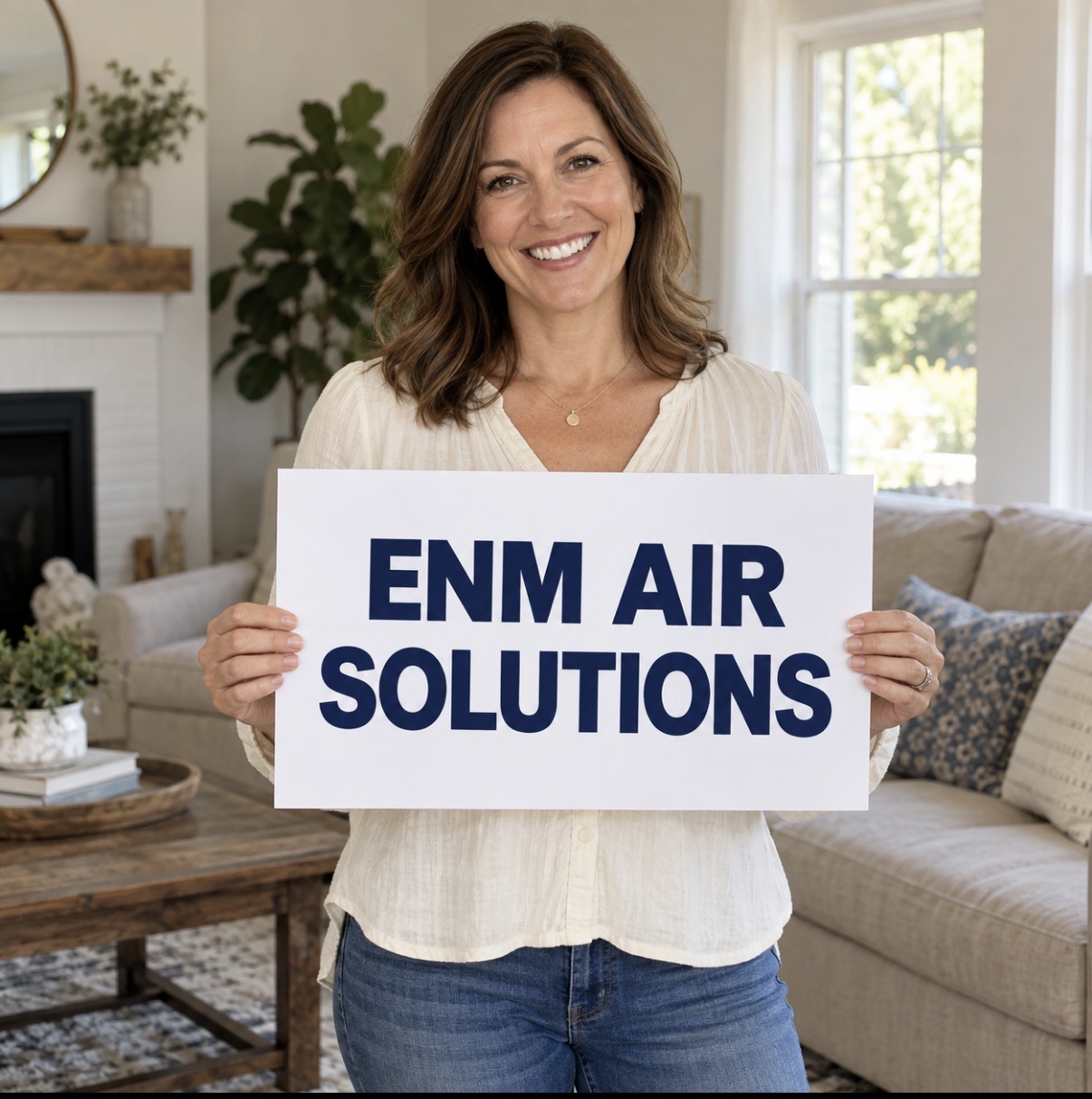 ENM Air Solutions brand portrait in a Texas home